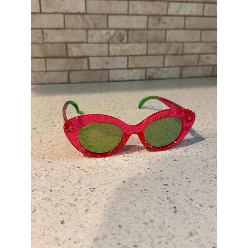 Wicked Glinda Elphaba Movie Kids Pink Green Sunglasses